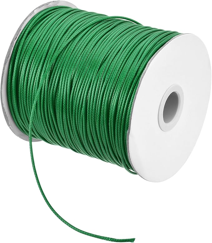MECCANIXITY Waxed Cord 1.5mm Waxed Polyester Cord 175 Yard Wax String by MECCANIXITY