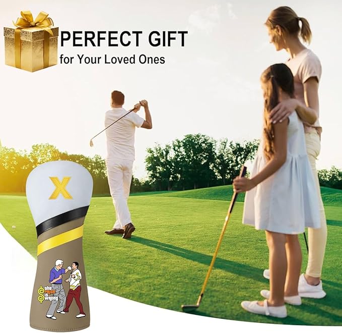 Funny Golf Putter Headcover, Perfect Golf Gift for Men and Women, Golf Accessories for Golfers