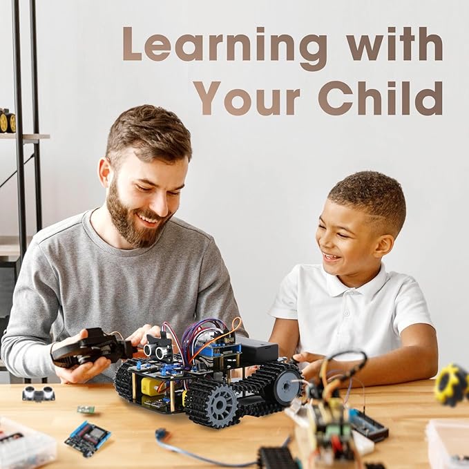 Robotics Kit for Kids Ages 8–12, Smart Robot Tank Car Compatible - Image 8