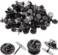 50 Set Pin Backs, Blank Pins Scatter Butterfly Clutch Pin Holder Enamel Pin by YuGtcen