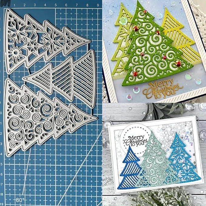 Metal Cutting Dies DIY Merry Christams Embossing Stencil Template Scrapbooking by Annchaos