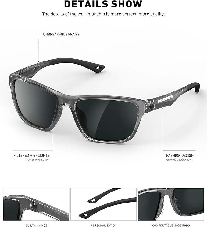 Polarized Running Sunglasses for Women Mens Sun Glasses for Cycling Fishing Driving Golf UV Protection