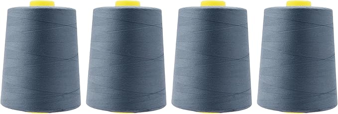 Mandala Crafts 4 Pack of Serger Threads Cones Spools by MandalaCrafts
