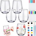 Pickmesh 4 Set Paint Your Own Glasses Kit by Pickmesh