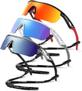 Kids Sunglasses Youth Baseball Sunglasses for Boys Girls 3-12 Polarized Softball Sports Goggles UV Protection