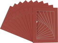 Pack of 25 Acid Free 8.5x11 Mats Bevel Cut by Poster+Palooza