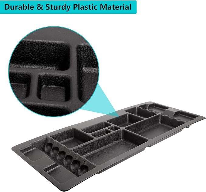 10L0L Golf Cart Under Seat Storage Tray for EZGO RXV TXT Club Car DS Precedent Electric Vehicle with Original Trojan Battery Underseat Organizer Container Holder Plate