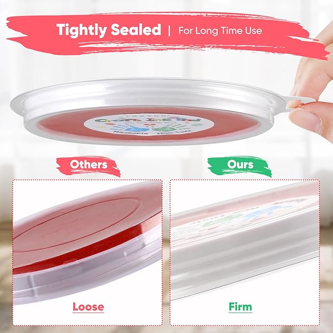 Lorzon 8 Colors Washable Stamp Pads - Image 2