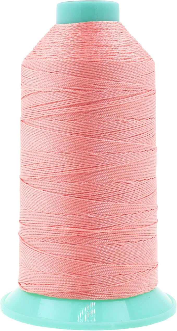 Mandala Crafts Bonded Nylon Thread Blush Heavy Duty Sewing Threads by MandalaCrafts