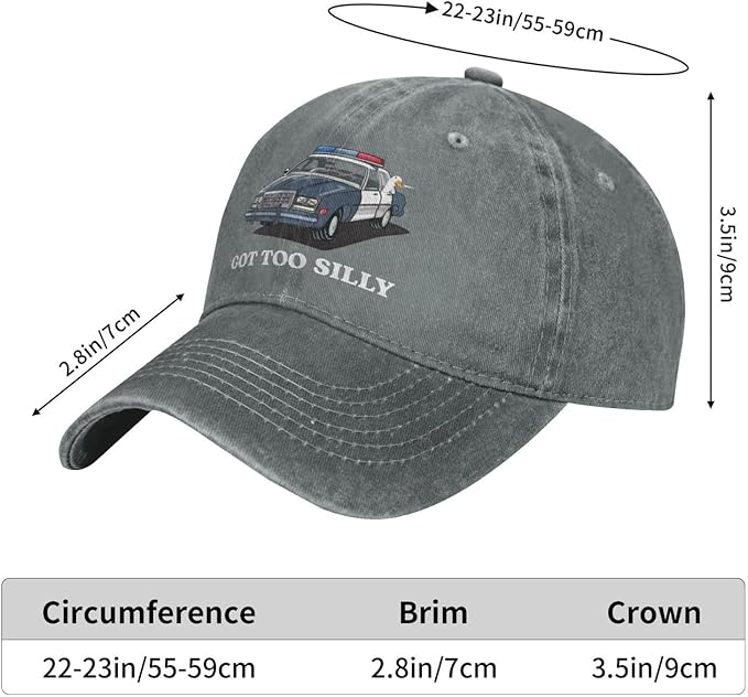 Funny Goose Hat Silly Goose On The Loose Hat Men Baseball Hats Funny Cap