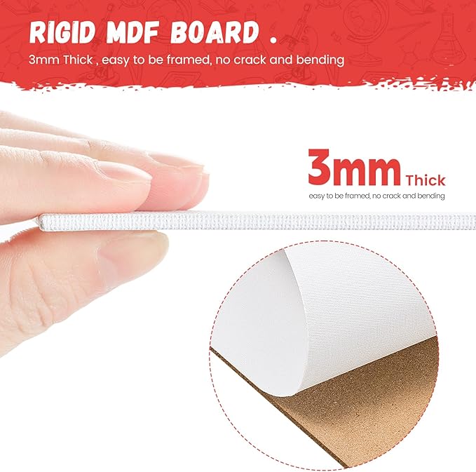 Simetufy 36Pack 9x12 Inch Canvas Boards - Image 3