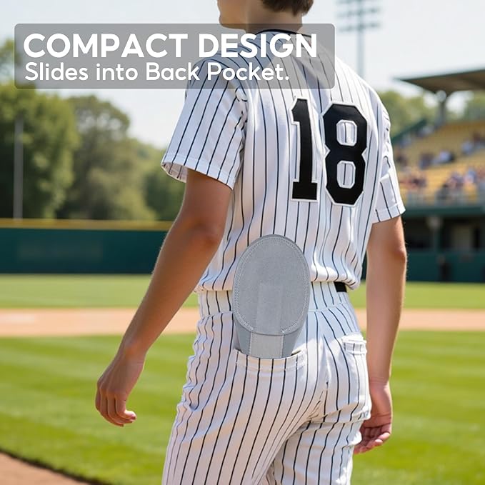 Baseball Sliding Mitt, Youth Ages 6-12 & Teens Adults 12+, Sliding Glove Hand Guard for Baserunning, Hard Shell Ambidextrous Left/Right, Baseball/Softball Compatible, Drip Style