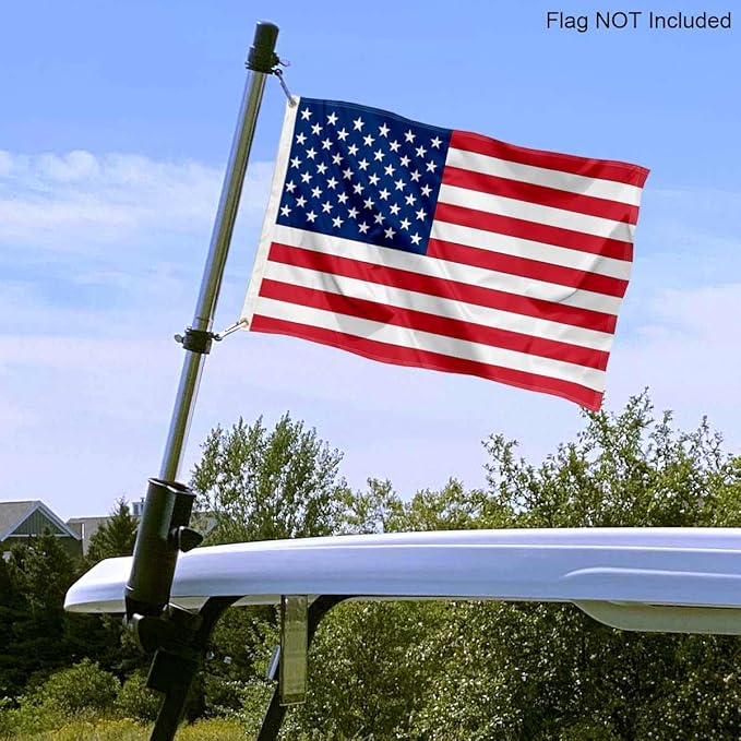 Sports Flags Pennants Company Golf Cart Flag Holder and Pole Bracket Mount