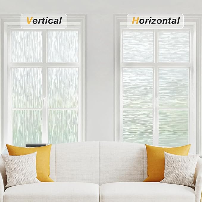 Haton Window Privacy Film, Frosted Glass Privacy Window Clings, Sun Blocking - Image 8