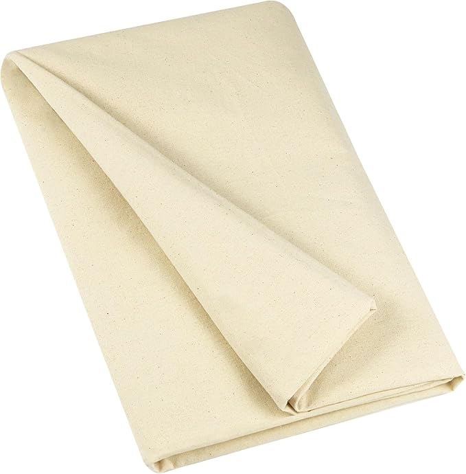 HOTGODEN Medium Weight 100% Cotton Muslin Fabric: 63 inch x 2 Yards Unbleached by HOTGODEN