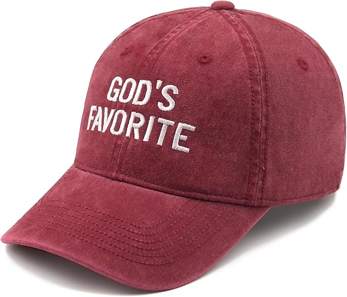 Faith Christian Patriotic Embroidered Baseball Cap, Vintage Cotton Dad Hat for Men Women, Birthday