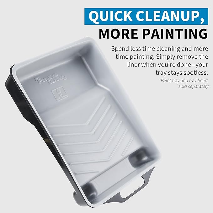 Precision Defined Paint Trays, Paint Roller Trays Liner, Plastic Paint Pan - Image 4