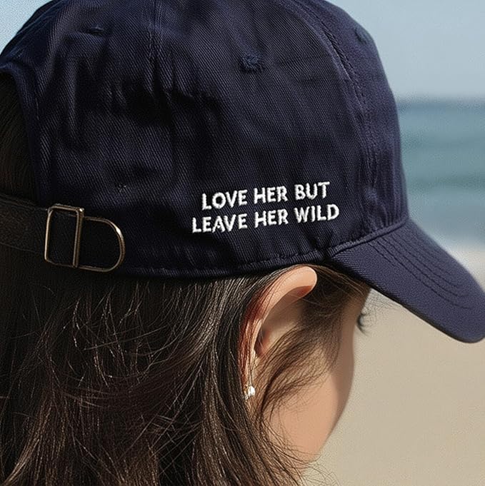 Atticus Poetry Hat, Embroidered Brushed Cotton Women’s Baseball Hat Unisex Fit, Adjustable One Size