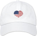 USA Flag & Embroidery Premium 100% Cotton Low Profile Adjustable Baseball Dad Cap
