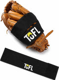 TOFL Baseball Glove Wrap Band for Mitt Shaping | Elastic Strap with Adjustable Closure for Pocket Forming & Storage | Youth & Adult Softball Mitt Care Accessory (Color & Quantity Options)