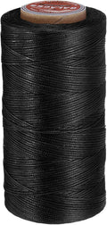 uxcell Flat Leather Sewing Waxed Thread, 270m / 295 Yards Polyester Wax String by uxcell