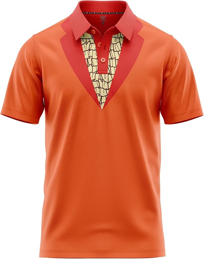 Funny Parody Golf Polo Shirt – Fun Movie Performance Quick Dry UPF Sun Protection Moisture Wicking Casual Wear Shocker Golf
