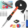 Soldering Iron Kit, 120W LED Digital Advanced Solder Iron Soldering Gun kit by Q-MINGSoldering