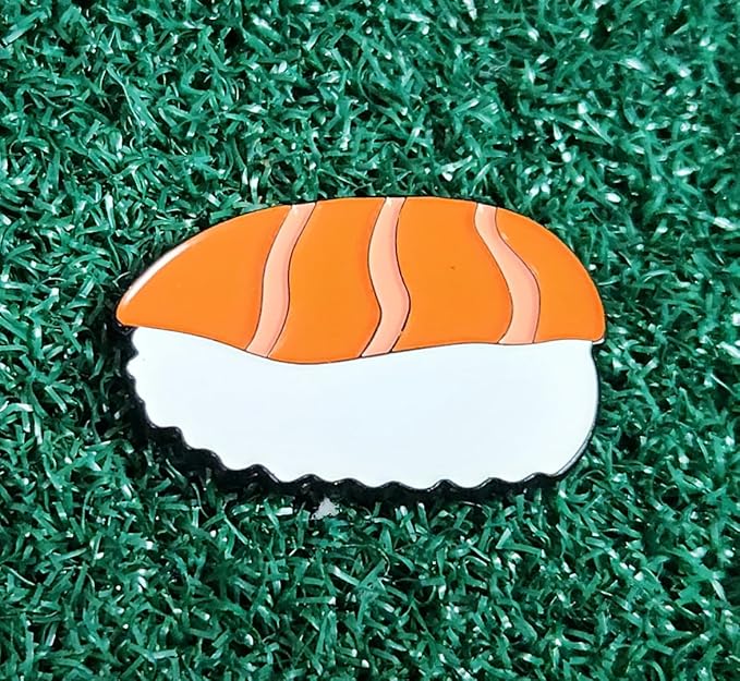 Food & Drink Golf Ball Markers with Hat Clip – Funny Magnetic Golf Accessories & Unique Gifts for Golf Lovers