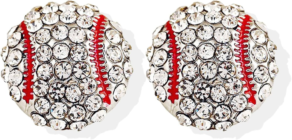 Baseball Earrings for Women Baseball Mom Accessories Essentials Game Day Fan Gifts Lightweight Sports Stud Earrings Jewelry Game Day Shirts Women