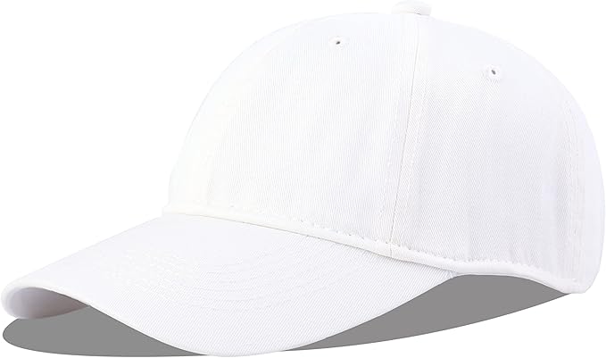 LANGZHEN Unisex Baseball Cap 100% Cotton Fits Men Women Washed Denim Adjustable Dad Hat