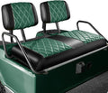 NOKINS Golf Cart Seat Covers Fit Club Car DS Pre-2000 OEM Standard Seat Cushion, Golf Cart Vinyl Diamond Front Seat Covers, Soft/Scratch-Resistant/No Stapler Needed