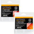 Lineco Acid-Free Archival Polypropylene Mounting Corners, Self Adhesive and by Lineco