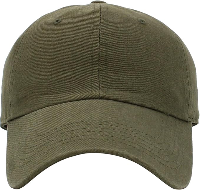 KBETHOS Classic Unisex Cotton Adjustable Low Crown Baseball Cap – Plain Dad Hat