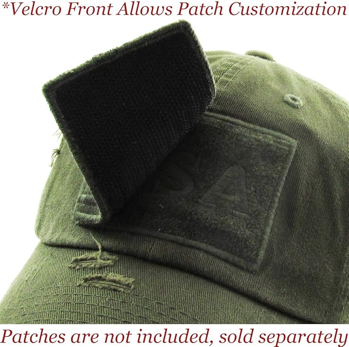 KBETHOS Flag USA America Military Thin Blue Line Thin Red Line Vintage Distressed Baseball Cap Dad Hat Unisex Adjustable…