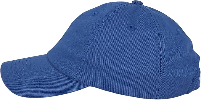 Classic Dad Hat Cotton, Low-Profile Plain Baseball Cap, Adjustable, Breathable and Packable
