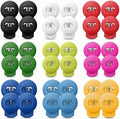 Baseball Glove Locks – 18 Pack Lace Locks for Baseball & Softball – 9 Assorted Colors (2 Each) – Glove Lock Clips for Glove Repair and Secure Fit - Youth & Adult Players