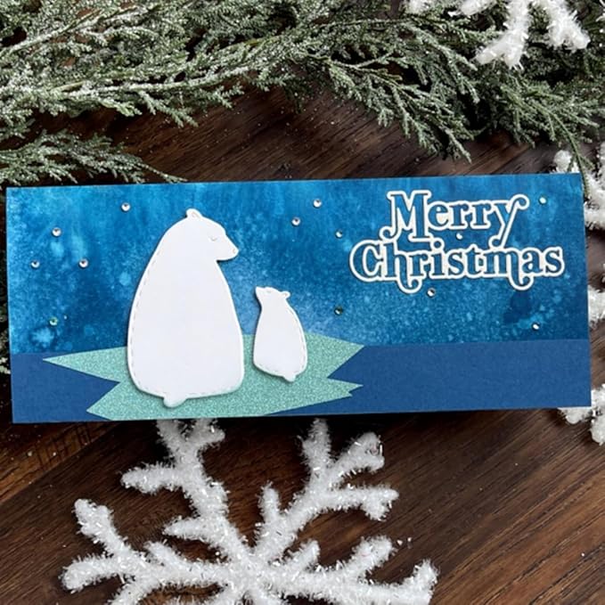 Metal Cutting Dies DIY Merry Christams Embossing Stencil Template Scrapbooking - Image 6