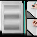 2 Packs Plastic Straight Line Stencil Template by Fainne