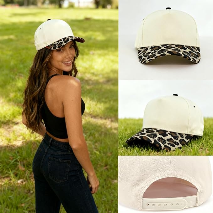 Hat Funny Embroidered Trucker Hat Adjustable Two Tone Snapback Canvas Baseball Cap for Womens