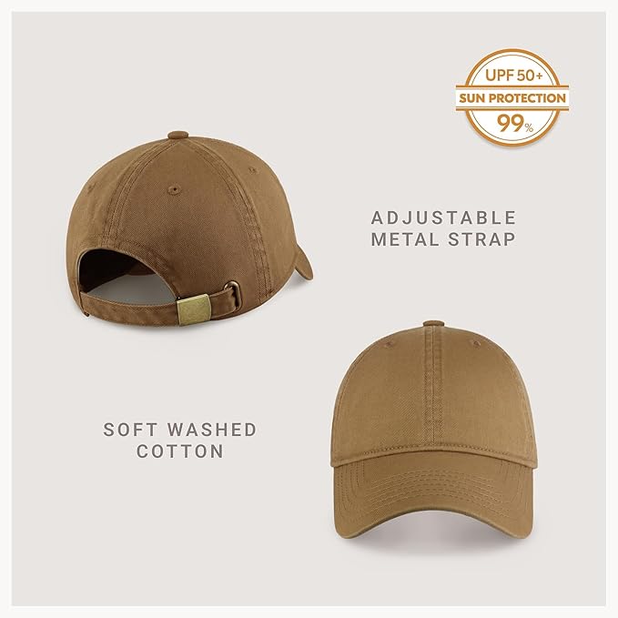 CHOK.LIDS Everyday Premium Dad Hat Unisex Cotton Baseball Cap for Men and Women Adjustable Lightweight Polo Style Curved Brim