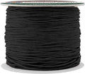 Mandala Crafts 0.5mm 109 Yards Black Cotton Waxed Cord by MandalaCrafts