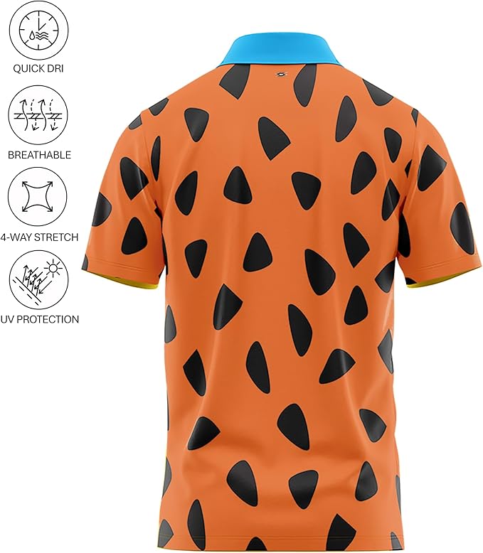 Funny Parody Golf Polo Shirt – Fun Movie Performance Quick Dry UPF Sun Protection Moisture Wicking Casual Wear Shocker Golf