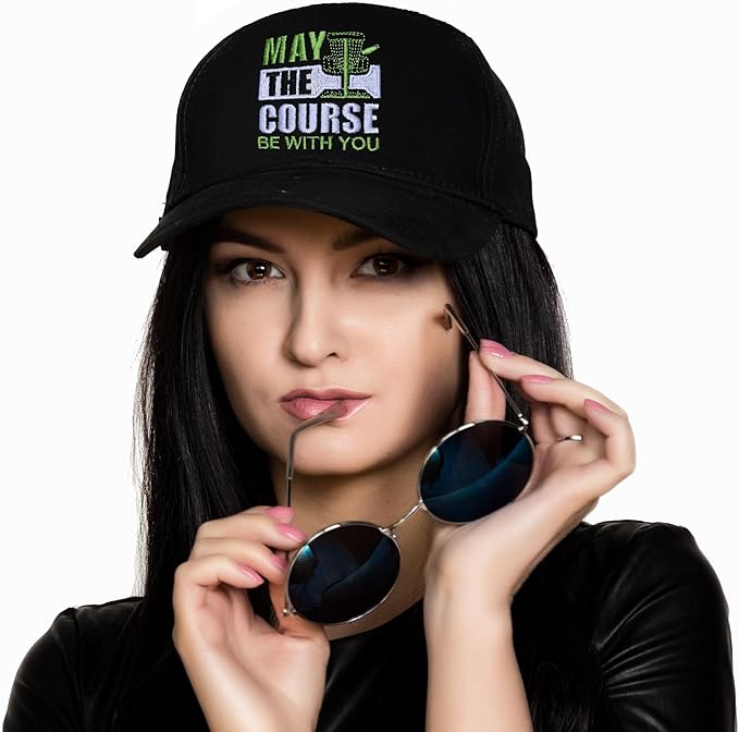 Embroidered Baseball Cap for Women Men Adjustable Baseball Hat Black Baseball Cap Trucker Hat