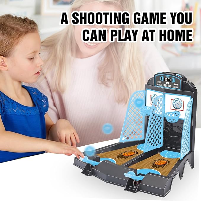 Table Top Games, Glow in The Dark Mini Basketball Game - Image 5