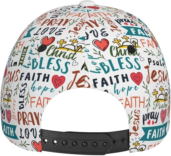 Jesus Baseball Cap Christian Trucker Hat Easter Hats Religion Snapback Cap Adjustable for Women Men