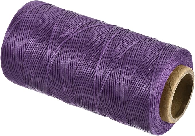 MECCANIXITY Waxed Thread, 197 Yard 1mm 210D Flat Wax Thread Polyester Waxed by MECCANIXITY