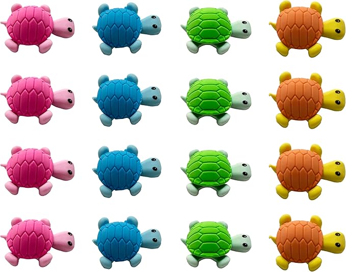 36 Pcs Pencil Eraser Set, 3D Cute Erasers by HomeImpel