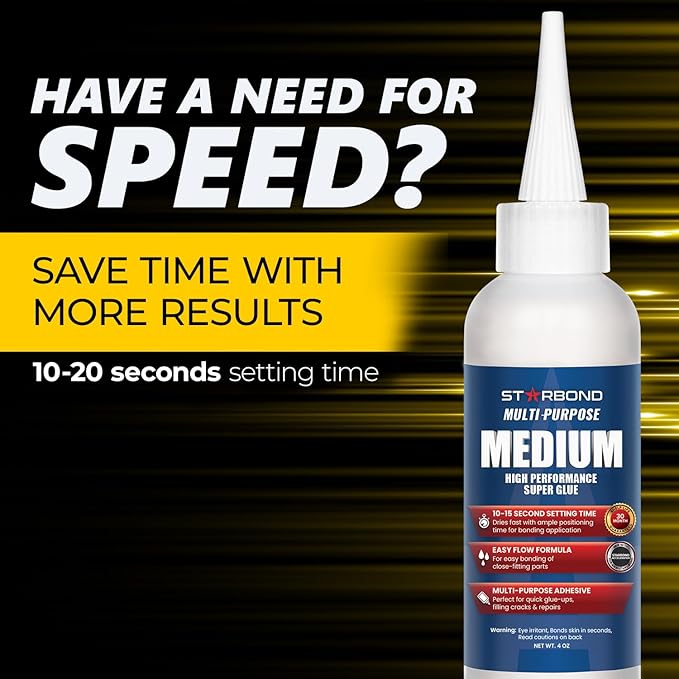 Starbond 4 oz. Medium CA Glue - Image 3