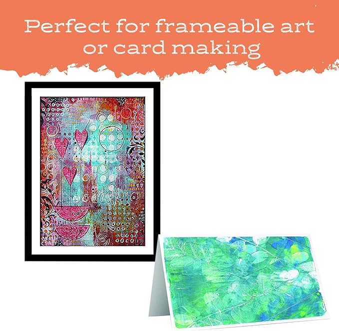 Gel Press Monoprinting Print Plates – 8” X 10” + 5” X 7” Gel Plate Value Pack - Image 2