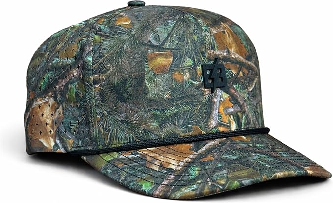 BRIMZ Outdoor Performance Hat - Water & Sweat Resistant Hats - Breathable & Moisture-Wicking Snapback